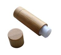 Porte-rouge à lèvres vide durable en bambou pour les amateurs de maquillage et les outils cosmétiques