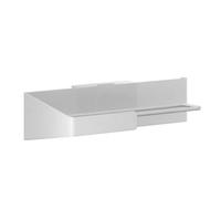 tesa Porte-rouleau essuie-tout adhésif – Montage horiz./vert., adaptateur, sans perçage – Blanc