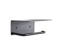 Ferm Living Porte-rouleau avec étagère Dora noir lxHxP 14x10,5x13,3cm
