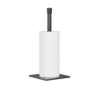 Porte-rouleau de cuisine Debout Métal Porte-rouleau de papier Porte-serviette Noir 10736