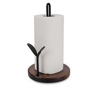 Porte-Rouleau de Cuisine, Porte-essuie-Tout sur Pied, Porte-Rouleau de Cuisine, Porte-essuie-Tout, Porte-essuie-Tout Vertical, Distributeur d'essuie-Tout (pour essuie-Tout 9 Pouces, Noir)