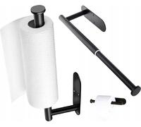 Porte-rouleau de cuisine Porte-papier de cuisine Porte-serviettes Adhésif Réglable 10344
