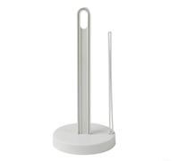 Porte-rouleau de cuisine pour support avec ventouse - Distributeur de serviettes en papier ABS robuste pour blanc 33 cm pour plan de travail (blanc)