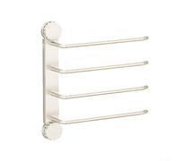 Porte-rouleau de papier à ventouse pour cuisine et salle de bain - Crochet mural pour serviette - 36 x 28,5 x 8,5 cm - Acier carbone + ABS - Installation horizontale/verticale peu encombrante (blanc)