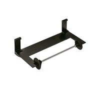 Porte-rouleau de papier Alto fermé, système de rails, noir mat