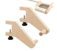 Porte-rouleau de papier boucher 2 pièces en bois chevalet cadre standard | Distributeur de rouleau de papier pour dessin, peinture, fournitures d'art, salle de classe, salle d'étude