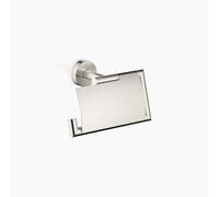 Porte-rouleau de papier Dornbracht avec couvercle, 150mm, 83510979-06, Couleur: Platine Mat