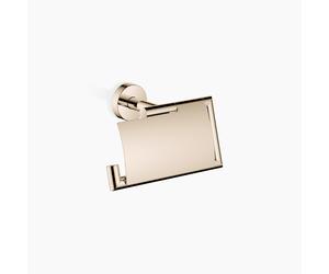 Porte-rouleau de papier Dornbracht avec couvercle, 150mm, 83510979-26, Couleur: La lumière du jour avec Glaze Plus