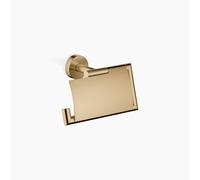 Porte-rouleau de papier Dornbracht avec couvercle, 150mm, 83510979-39, Couleur: Dark Brass brossé