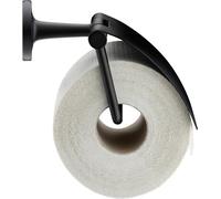 Duravit Porte-rouleau de papier Starck T - avec couvercle - 0099404600 - Noir mat