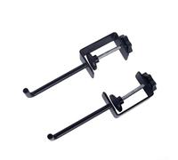 Porte-rouleau de papier en métal avec pince de table réglable et coussinets antidérapants, parfait pour les travaux manuels, le dessin et l'organisation du bureau