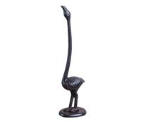 Porte-rouleau de papier essuie-tout en fer flamant rose, design mignon, décoration de cuisine, support pour serviettes en papier à poser