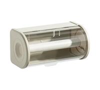 Porte-rouleau de papier essuie-tout - Support mural - Organisateur de serviettes couvert - Distributeur de gain de place pour serviette en papier, tissu, compteur, rangement de stockage
