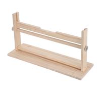 Porte-rouleau de Papier Kraft en Bois, Rangement Vertical Vintage