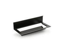 Porte-rouleau de papier Linero MosaiQ, système de rails, noir mat
