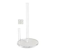 Porte-rouleau de papier sur pied, organisateur de mouchoirs en acrylique, distributeur de serviettes en papier, pour salle de bain, armoire, salle à manger, chambre et appartement