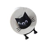 Porte-rouleau de papier toilette compact amusant en forme d'animal pour salle de bain, assemblage facile sans outil, support de rouleau de papier toilette mignon