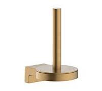Porte-rouleau de papier toilette de rechange hansgrohe AddStoris S 41786140, fixation murale, bronze brossé