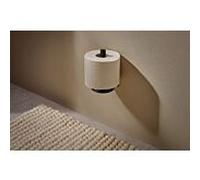 Porte-rouleau de papier toilette de rechange hansgrohe AddStoris S 41786670, fixation murale, noir mat