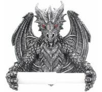 Porte-rouleau de papier toilette Dragon gothique en obsidienne G