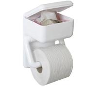 Porte-rouleau de papier toilette duo, avec boîte de lingettes humides