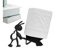 Porte-Rouleau De Papier Toilette Noir, Porte-Serviettes Mignon en Forme de Fourmi Finition Mat, Porte-Papier Toilette pour Salle de Bain, pour Maison D'Hôtes Armoire Intérieur Salle De Bain