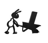 Porte-rouleau de papier toilette noir - Support pour serviettes en forme de finition mate et beau design | Porte-rouleau de papier de cuisine, pour utilisation dans la maison d'hôtes, armoire, salle