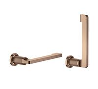 Porte-rouleau de papier toilette ou porte-rouleau de rechange Gessi Inciso pour montage mural, vertical/horizontal, 58455708, Couleur: Cuivre brossé PVD