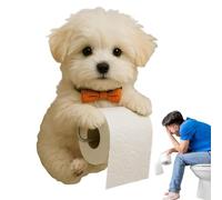 Porte-rouleau de papier toilette | Porte-serviettes en papier pratique, économiseur d'espace, décoratif en forme de chien, support créatif pour cuisine, petits espaces, ferme, salle de bain, comptoir