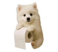 Porte-Rouleau De Papier Toilette | Rangement Essuie-Tout Drôle en Forme de Chien - Support de Rangement Organisateur Serviettes Murale Décoratif pour Cuisine Salle de Bain Chambre