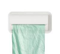 Porte-rouleau de sac poubelle mural - Accès facile - Petit sac poubelle de cuisine pour cuisine et salle de bain