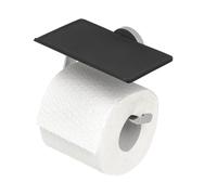 Porte-rouleau de toilette Tiger Noon - sans couvercle - avec étagère - chrome 1321730346