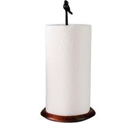 Porte-rouleau d'essuie-tout en bois massif et métal - Design adorable oiseau - Autoportant - Sans perçage - En bois massif et métal - Résistant à la rouille