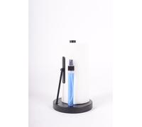 Porte-rouleau durable Home Living avec vaporisateur, organisateur de cuisine multifonction noir mat, serviette-en-papier
