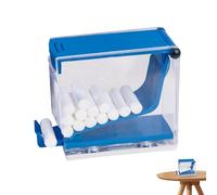 Porte-rouleau en coton transparent - Boîte de rangement pour arbre à dents - Porte-cône en acrylique Durabble avec haut Fllip Top - Organisateur professionnel pour cliniques - Armoires