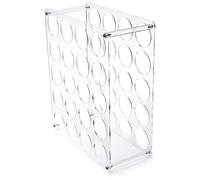 Porte-Rouleau En Vinyle Acrylique À 20 Trous, Support De Rangement En Vinyle Équilibré, Support De Rangement En Papier Détachable