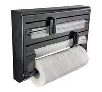 Porte-rouleau Leifheit Parat Triple Pour Mur Black Diamond Plastique