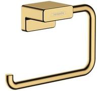 Porte rouleau papier toilette mural sans couvercle doré Addstoris Hansgrohe