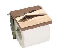 Porte Rouleau Papier Wc Cottage Sepia - MSV - Accessoire salle de bains pratique et esthétique
