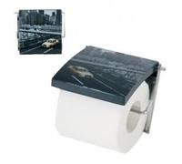 Porte Rouleau papier Wc Mdf New York - MSV - DEROULEUR WC MDF NEW YORK