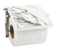 Porte-rouleau papier WC MSV - MDF et inox - Toscana