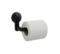 Porte rouleau papier wc ou serviettes à ventouse PVC Noir MSV