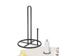 Porte-Rouleau pour Essuie-Tout - Distributeur Debout De Papier Absorbant - Porte-Rouleau de Serviettes en Fer avec Base Lourée Antidérapante,pour Organisation Maison Table à Manger Salle de Bain