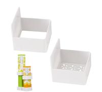 Porte-Rouleaux de Cuisine Murale - Porte-Straightener Murale sans Perçage pour Salle de Bain - Organisateur Adhésif pour Salle de Bain : Outils de Coiffure, Fer à Lisser, Papier Ciré