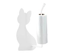 Porte-rouleaux de papier, support pour rouleaux - Étagère de rangement en forme de chat pour maison d'hôtes, voyages et maison rurale