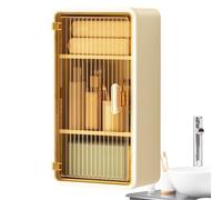 Porte-Rouleaux de Papier Toilette pour Salle de Bain | Boîtier de Stockage à Fixation Murale pour Essuie-Tout | Étagère de Rangement Imperméable pour Éponges Produits de Douche Lingettes