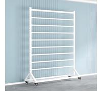 Porte-rouleaux de tissu avec barre de suspension réglable pour un rangement et une présentation robustes