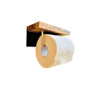 Porte-Rouleaux WC MAINZ En Bois D’OLIVIER Avec Support Smartphone