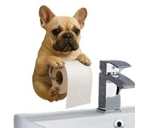 Porte-roulement De Cuisine De Chiens Drôles - Support De Serviette En Papier Montage Mural | Organisateur De Distributeur De Serviettes, Accessoires De Salle De Bain, Chambre De Cuisine, Décoration De