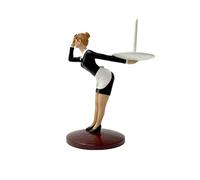 Porte-roulis De Cuisine Créative - Adorable Yoga Cat Paper Spond Stand In Downward Dog Pose, Sculpture En Fonte | Dispensateur De Rouleau Décoratif Antique Pour Comptoirs Rustiques, Étagère De Cuisine